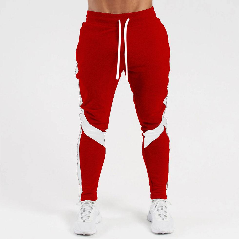 Thumbnail: Mens Casual Pants Autumn Winter Fleece Sweatpants Men Running Jogger Sports Gym 