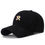 Thumbnail: Corduroy Baseball Cap with 3D Embroidered 'R' Letter Solid Color Adjustable Stru