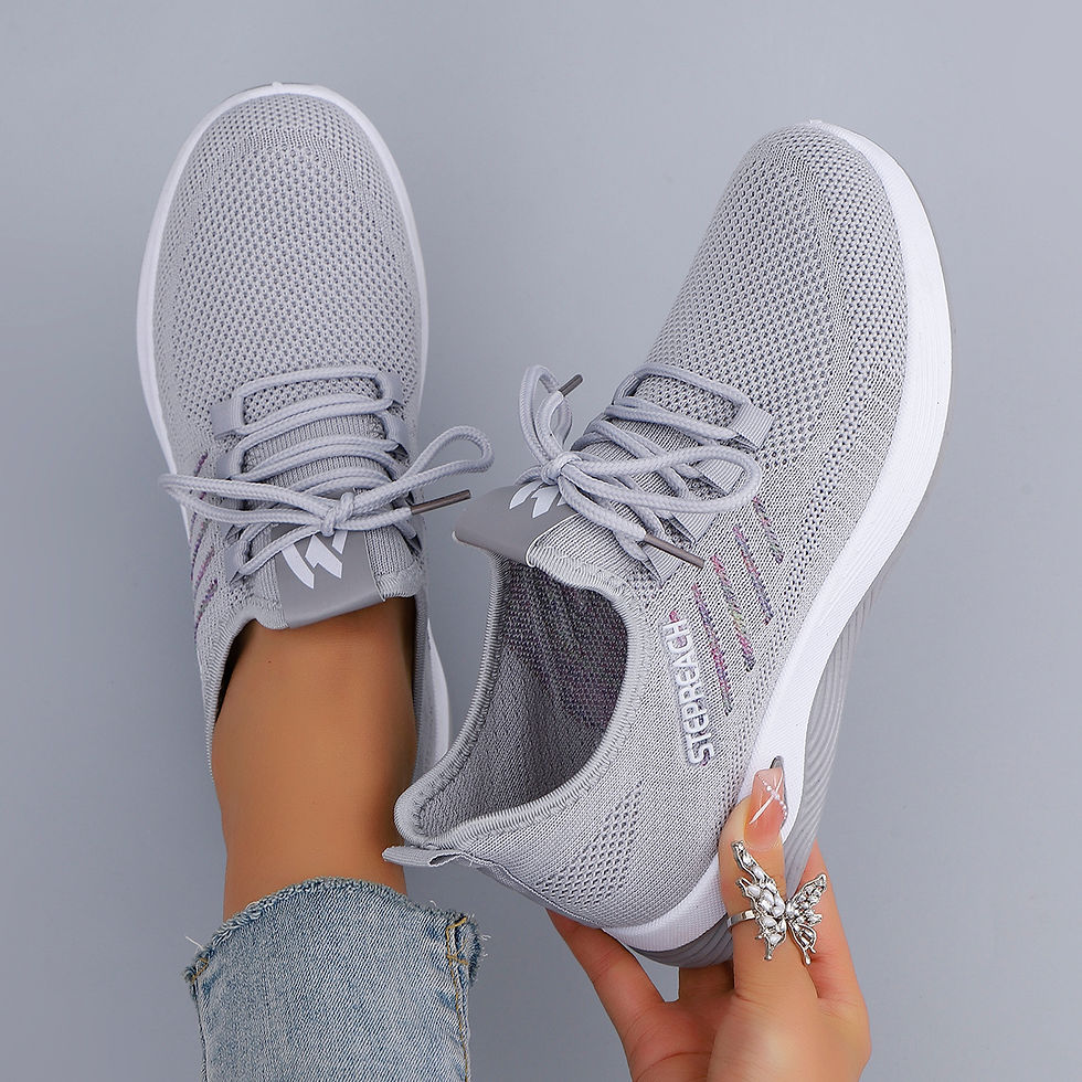 Thumbnail: Spring and Autumn New Women's Casual Lace up Comfortable, Breathable, Lightweigh