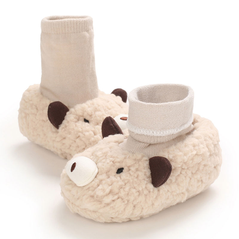 Thumbnail: Winter New Cute Cartoon Baby Booties Boy Girl Boots Cotton Soft-Sole Non-Slip Wa