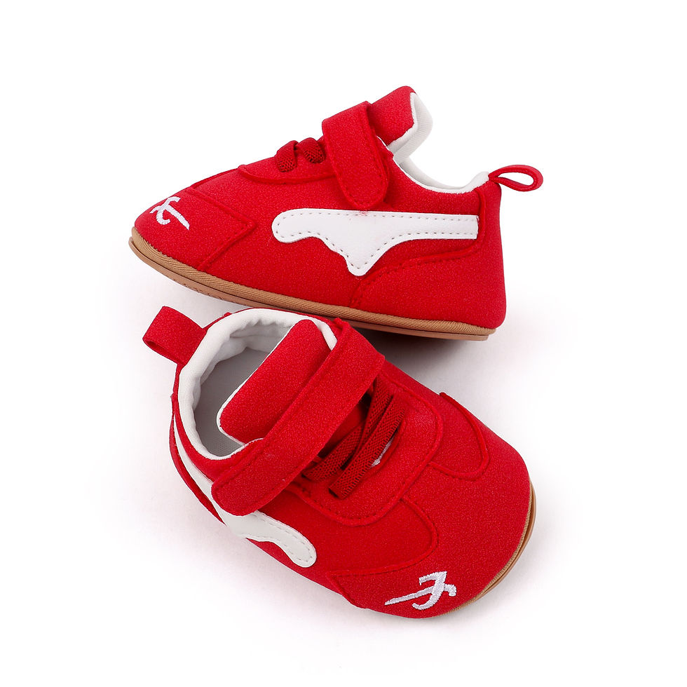 Thumbnail: Hot Selling Baby Unisex First Walking Toddler Shoes For 0-18 Months Fashion Desi