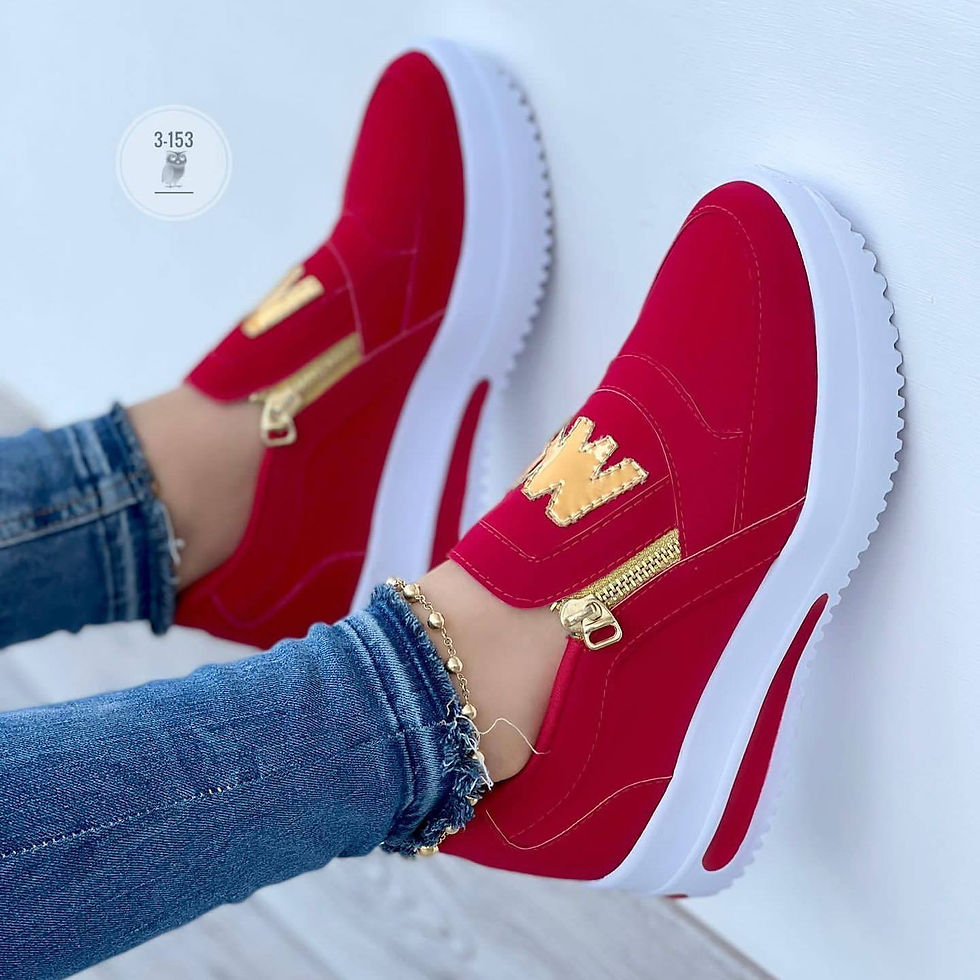 Thumbnail: 2023 Women Sneakers Platform Casual Mesh Breathable Sport Design Vulcanized Shoe