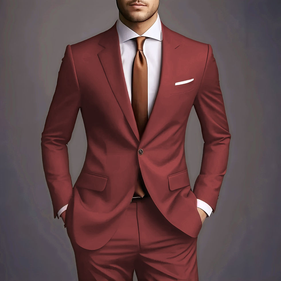 Thumbnail: (Jacket +Pants) 2025 New Luxury Elegant Men's Suits 2 Piece Set Fashion Korean C