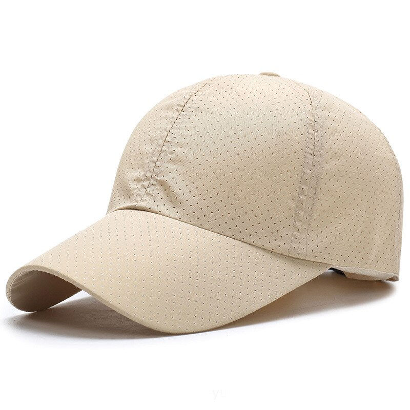 Thumbnail: Hat Men Spring Summer Solid Color Mesh Cap Baseball Cap Women Autumn Korean Edit