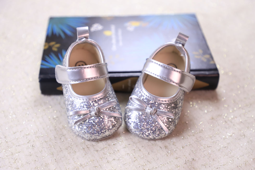 Thumbnail: Baby girl princess shoes birthday shoes 0-18 months baby walking shoes soft sole