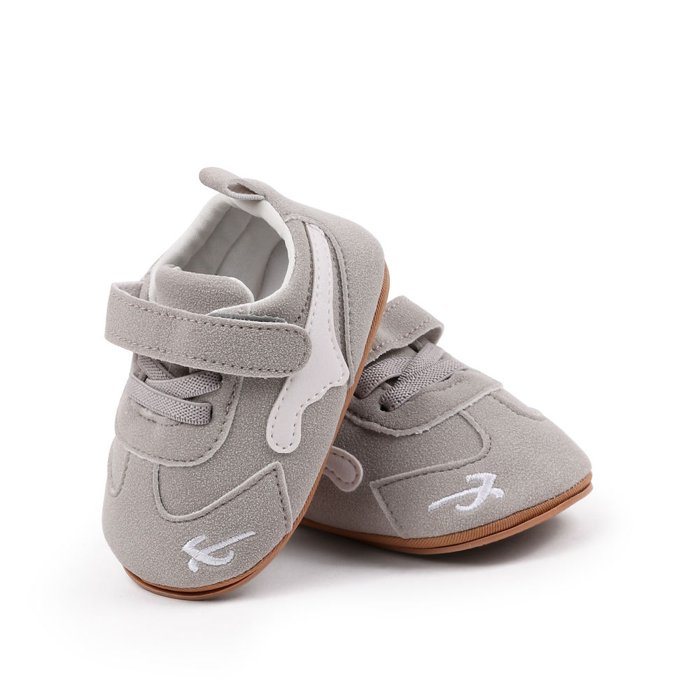 Thumbnail: Hot Selling Baby Unisex First Walking Toddler Shoes For 0-18 Months Fashion Desi