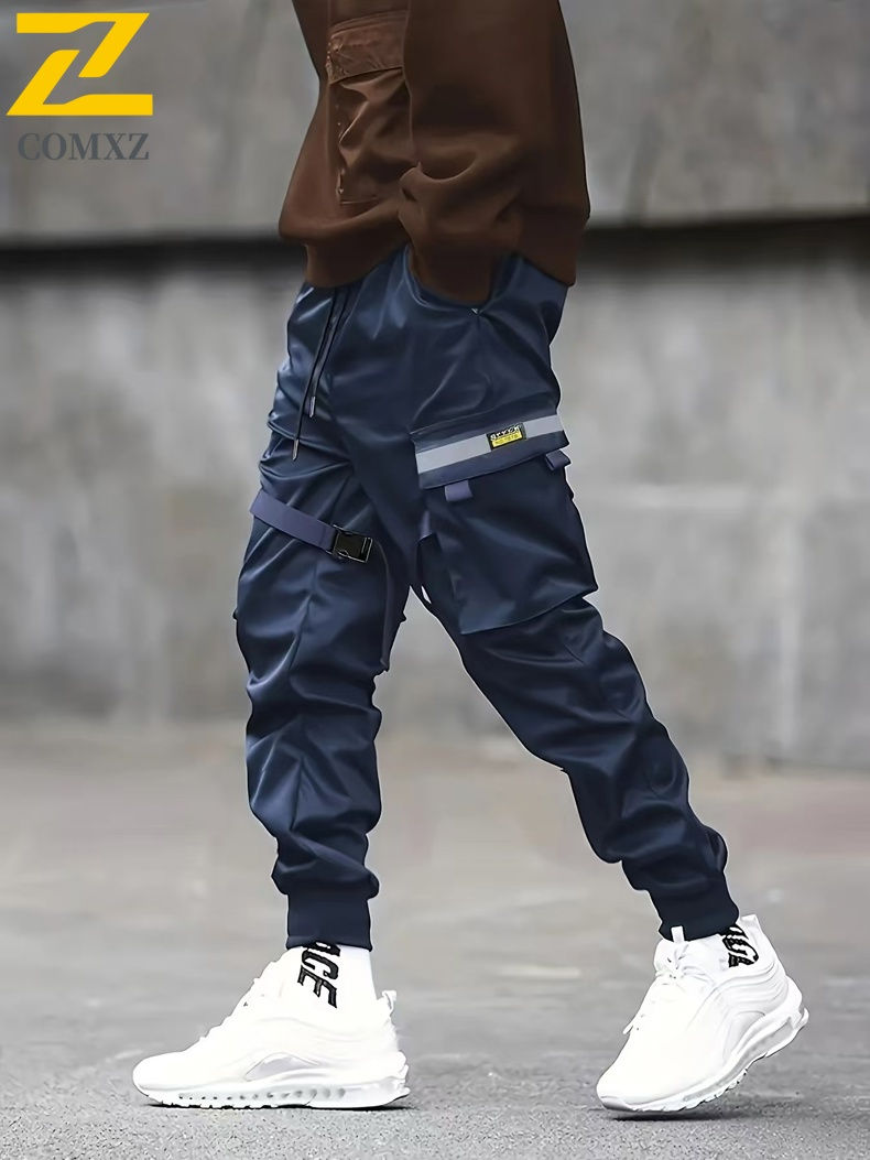 Thumbnail: Men's Sweatpants Straight Fit Joggers Trousers Autumn Streetwear Loose Oversized