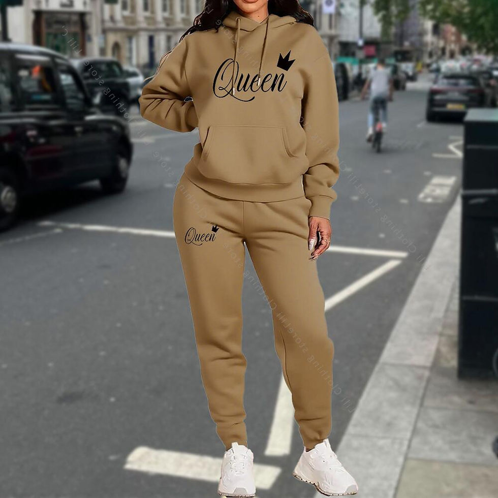 Thumbnail: TrackSuit Women Clothing Autumn Winter Hoodies Pants Fashion High Quality Aesthe