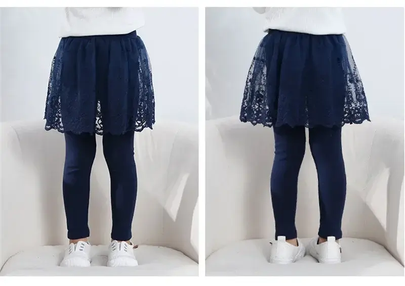 Thumbnail: New Baby Girls Leggings Lace Princess Skirt-pants Spring Autumn Children Slim Sk