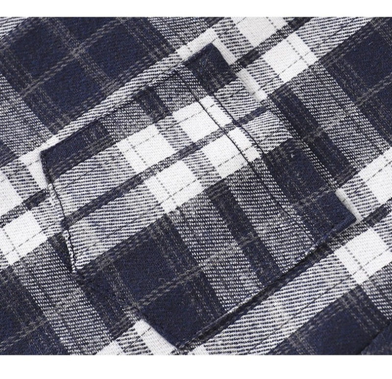 Thumbnail: 2-10Y Boys Girls Classic Plaid Long Sleeved Shirts Korean Style Checked Tops Bre