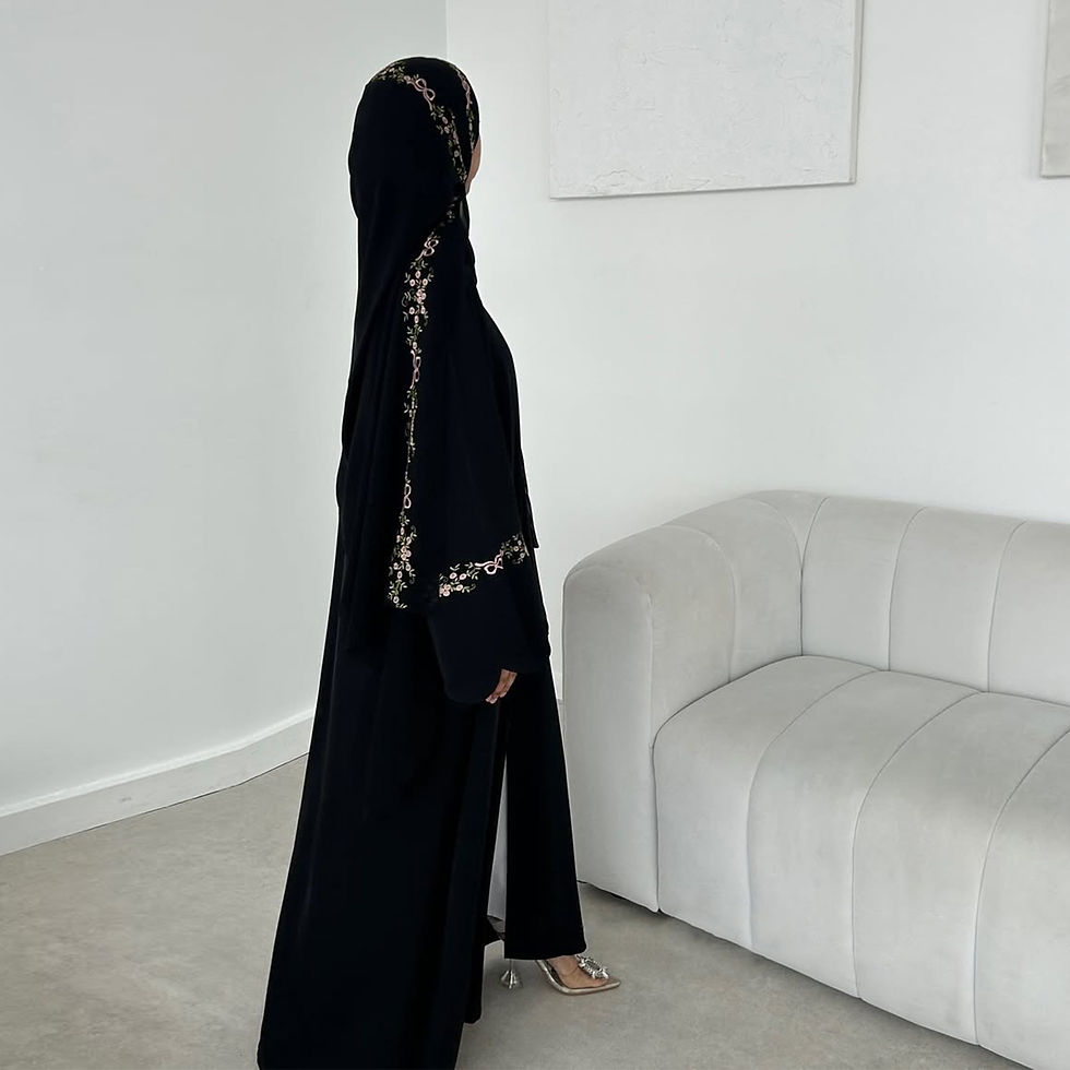 Thumbnail: Ramadan Muslim Dresses for Women Embroidery Kimono Cardigan Dubai Abaya Eid Isla