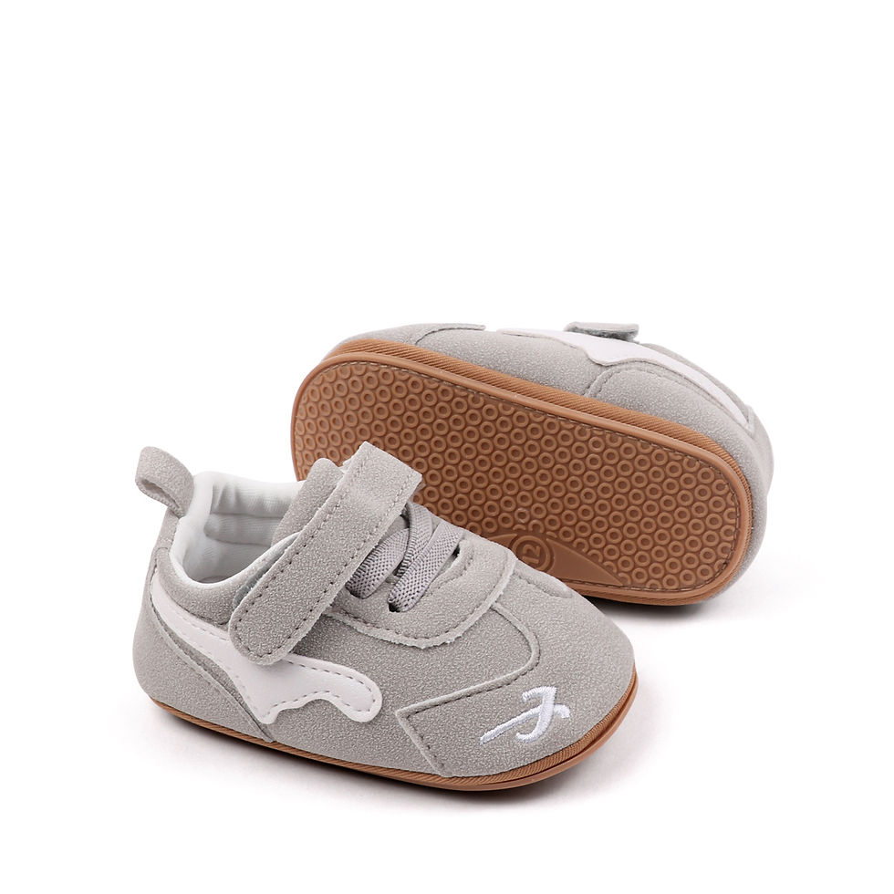 Thumbnail: Hot Selling Baby Unisex First Walking Toddler Shoes For 0-18 Months Fashion Desi