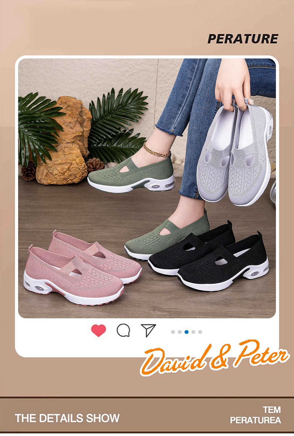 Thumbnail: New hable Casual Sneakers Lace-up Vulcanized Shoes Ladies Platform Sneakers Soft