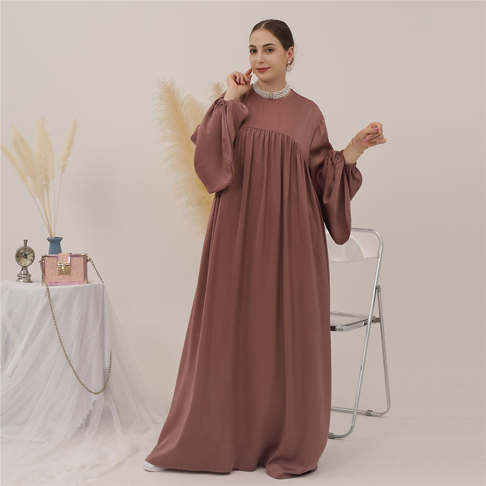 Thumbnail: Eid Ramadan Muslim Hijab Dress Abayas Loose Women Dubai Turkey Islam Clothing Ka