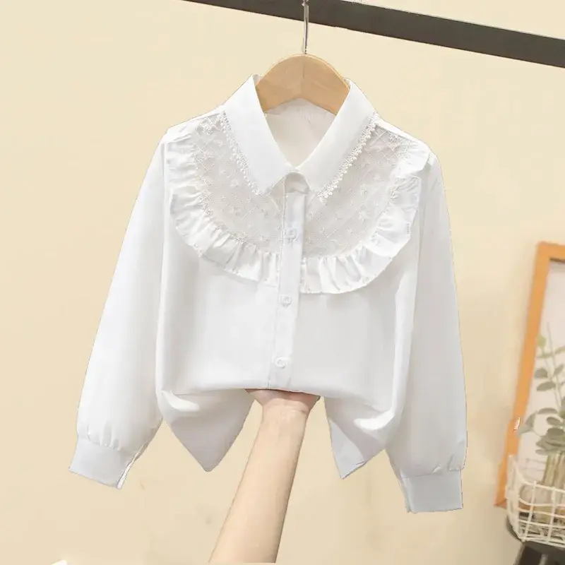 Thumbnail: Children's Clothing Blouse for Girls Kids Shirts Toddler Girl Clothes Top Vintag