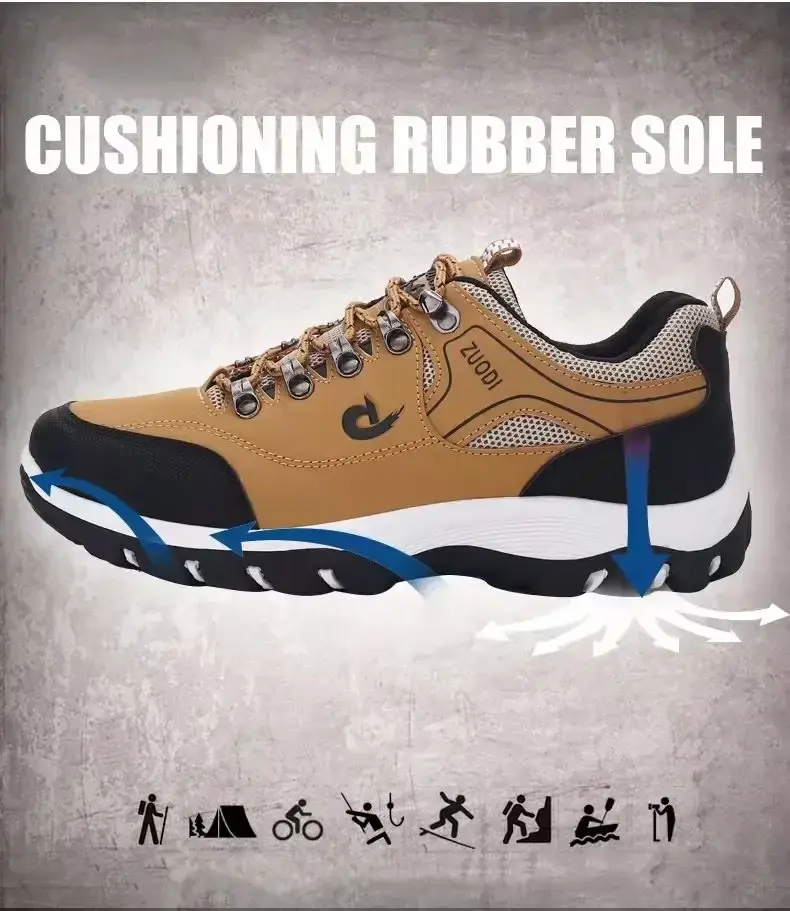 Thumbnail: New Men's 38-48 Large Outdoor Hiking, Mountaineering, Camping, Running, Jogging 