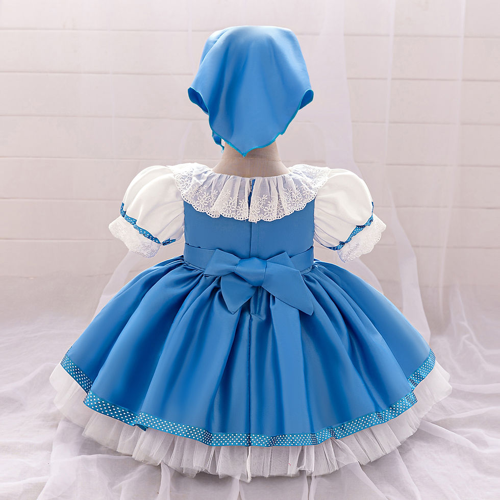 Thumbnail: Masha and Bear Maid Costume for Baby Girls Lolita Christmas Costumes 1st Birthda