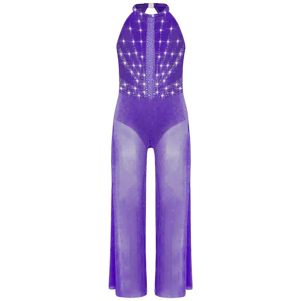 Thumbnail: 2026 Children's Rhythmic Gymnastics Bodysuit Figure Skating Jumpsuit for Girls B