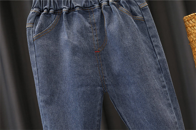 Thumbnail: New Spring Autumn Kids Boys Clothes Strips Hoodies Jeans 2Pcs/Set Outfit Infant 