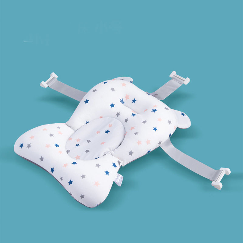 Thumbnail: Baby Bath Seat Support Mat  Infant Anti-Slip Soft Comfort Body Cushion Foldable 