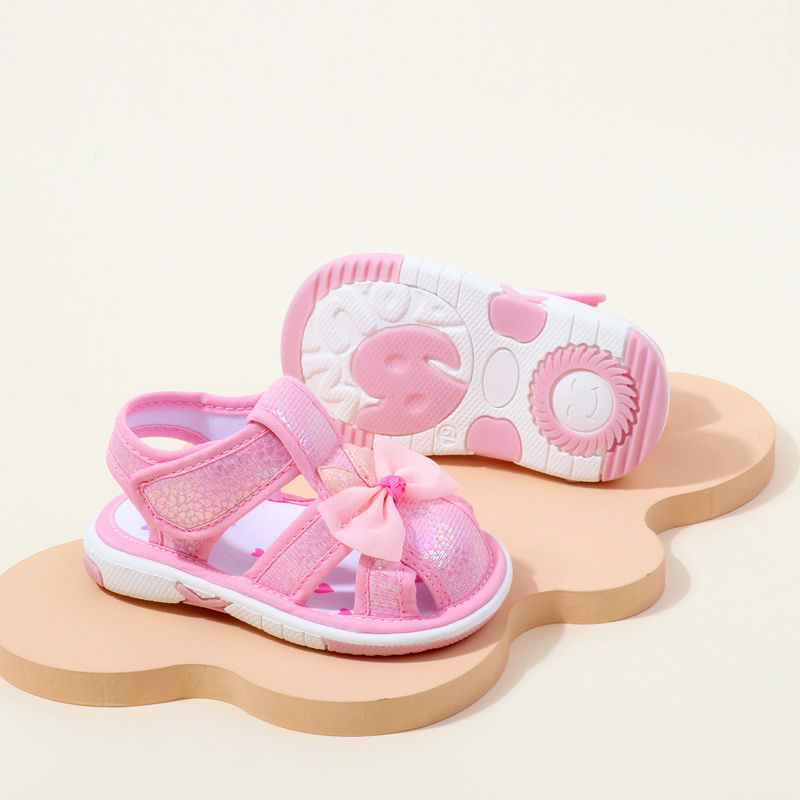 Thumbnail: Baby Squeaky Shoes Summer Sandal High Quality Funny Toddler Sound Prewalking Sne