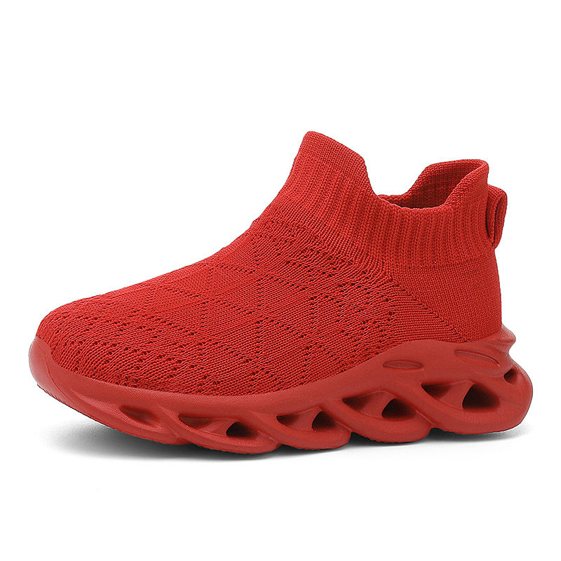 Thumbnail: Children Sneaker Boys Sock Shoes Fashion Knit Spring Breathable Lightweight Runn