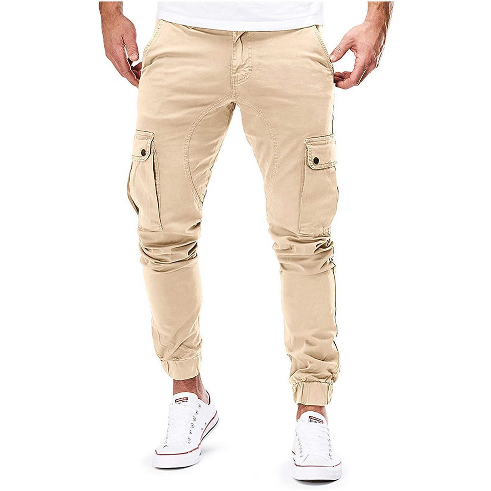 Thumbnail: Men Pants Thin Fashion Casual Jogger Pants 2020 Streetwear Cargo Pants Men's Mul