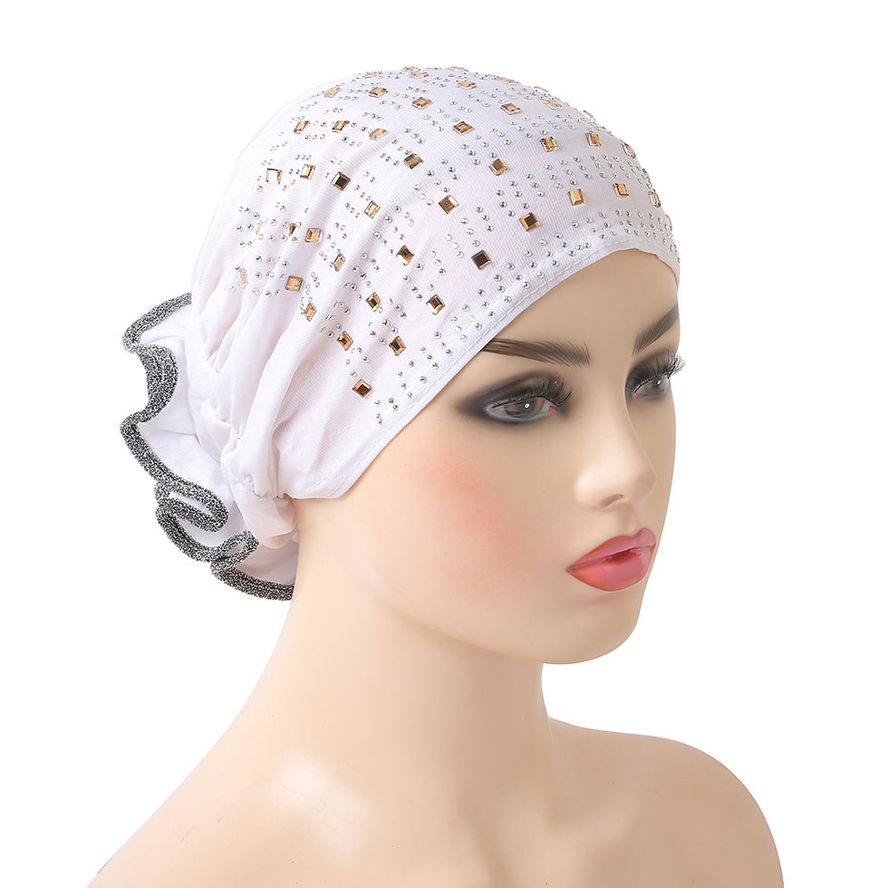 Thumbnail: H008 Latest Muslim Turban Scarf Stretch Inner Hijabs Full cover Caps Ready To We