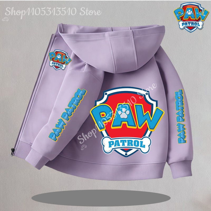 Thumbnail: Cartoon Paw Patrol Kids Coats New Children Outerwear Warm Fleece Jacket Boys Gir