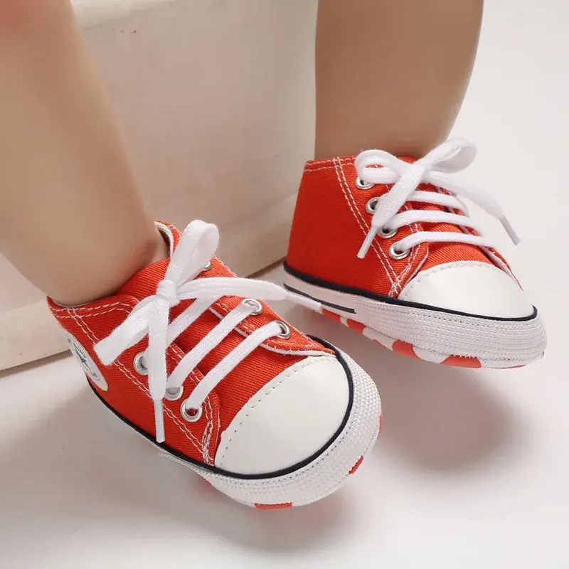 Thumbnail: New Baby Canvas Sneaker For Newborn Sport Shoes For Baby Boys Girls Infant Toddl