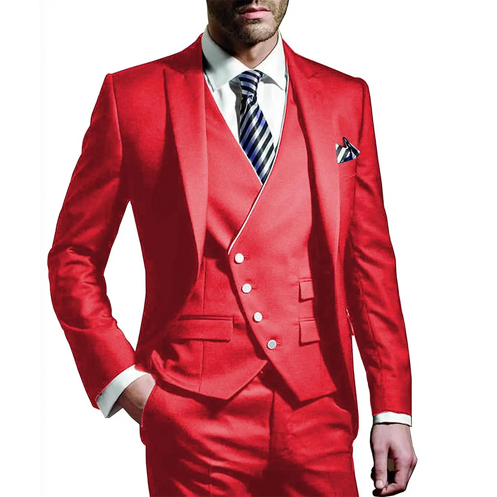 Thumbnail: White Men Wedding Suits Groom Wear Peak Lapel Wedding Groom Tuxedos Business Par