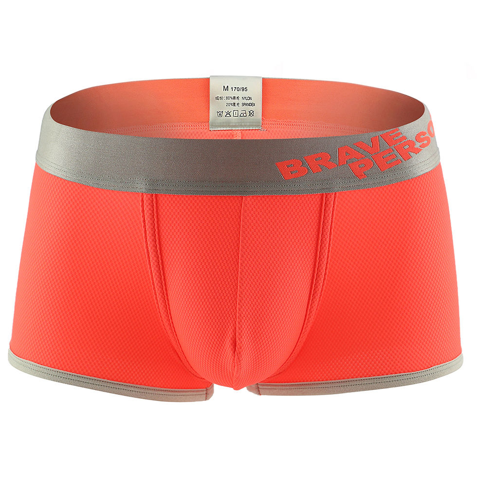Thumbnail: Fashion Underwear for Men Low Waist Panties Soft and Breathable Boxers Shorts