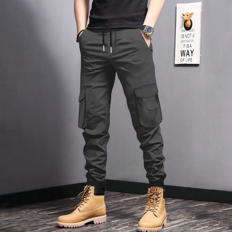 Thumbnail: Men's casual workwear pants - wrinkle resistant and lightweight, stylish and pra