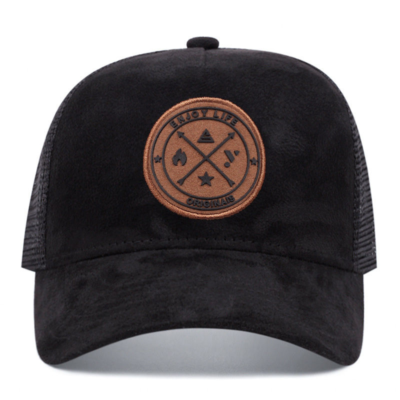 Thumbnail: Summer Mesh Baseball Cap Women Men ENJOY LIFE Letter Patch Snapback Hat Casual B