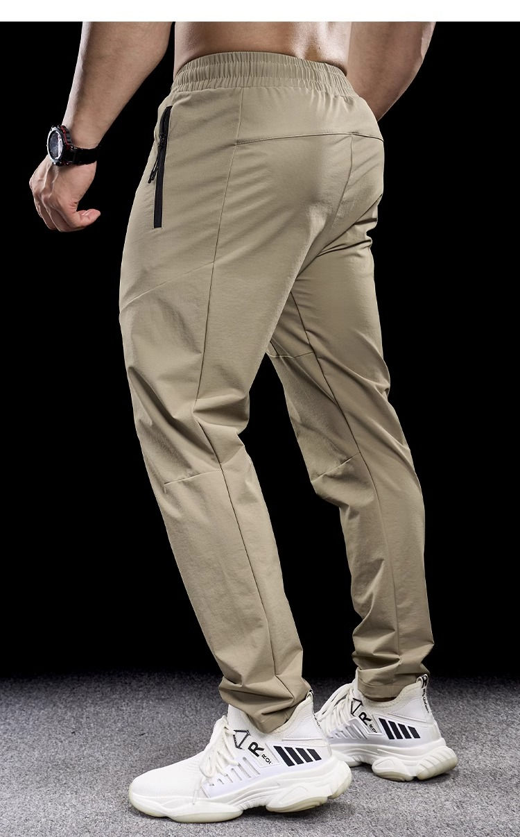 Thumbnail: New Autumn Winter Men Quick-drying Sports Casual Trousers Gym Fitness Running Tr
