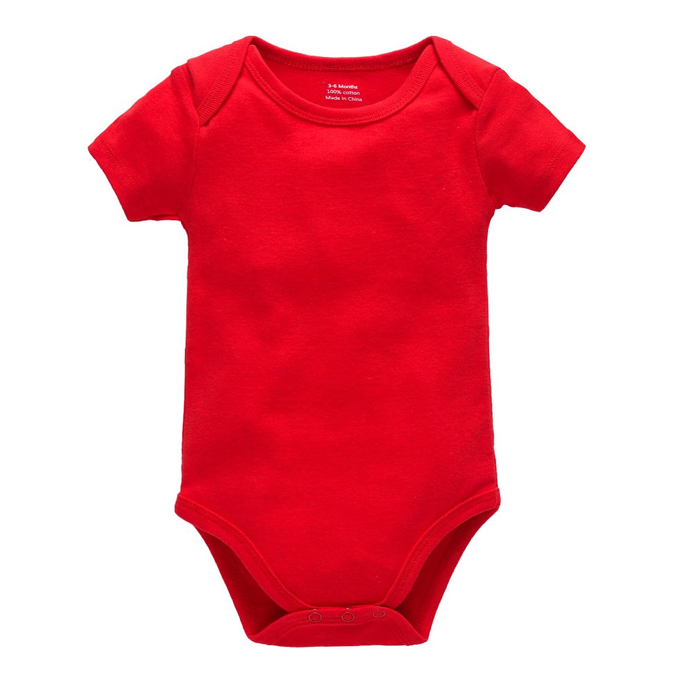 Thumbnail: Kavkas 3PCS 5PCS Baby Boys Girls Clothes Solid White Short Sleeve Cotton Baby Bo