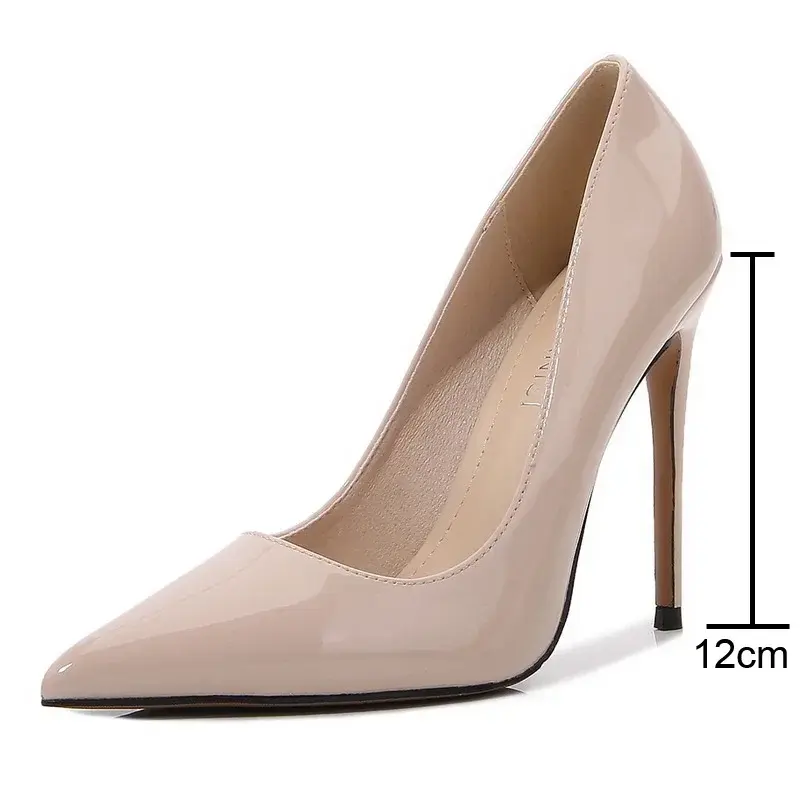 Thumbnail: Women Pointed Toe High Thin Heel Shoes Outdoor Office Sweet Single Shoes Nightcl