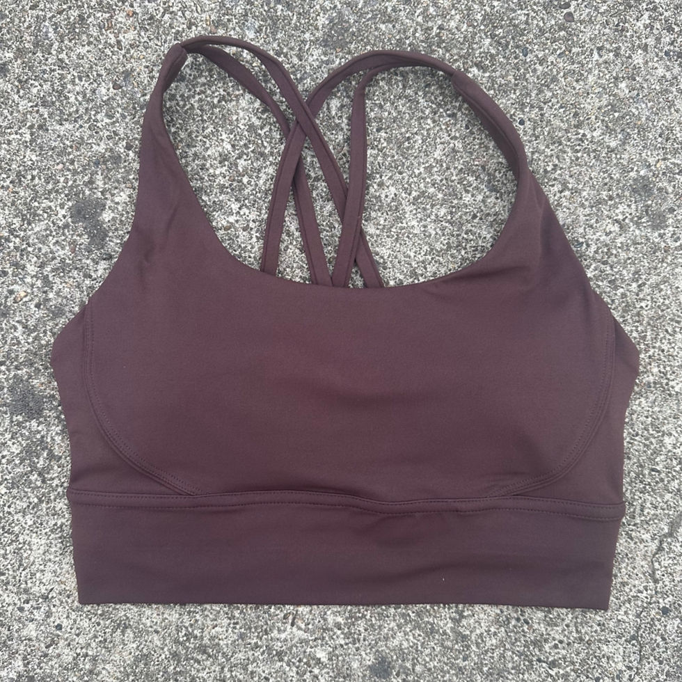 Thumbnail: Solid Color Women Cross  Fitness sport Bra soft high strength Tight Top Comprehe