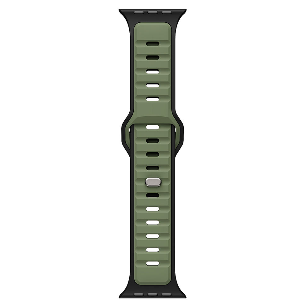 Thumbnail: For Iwatch Series 11 10 9 8 7 6 5 4 SE3 Ultra 1 2 Silicone Strap Sports Band for