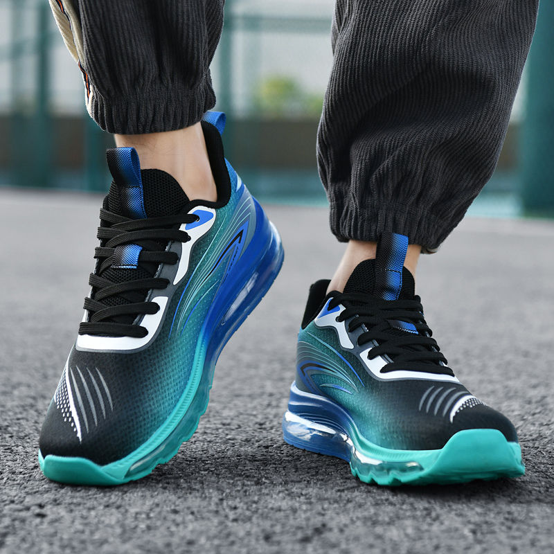Thumbnail: Men's Fashion Sneakers Breathable Comfortable Lightweight Walking Shoes Casual S