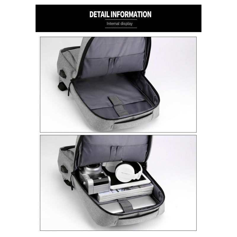 Thumbnail: Business Laptop Backpack Large Capacity Multifunctional Usb Charging Waterproof 