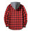 Thumbnail: Spring Autumn Men Hoodie Sweatshirt Classic Plaid Casual Button Hooded Long Slee