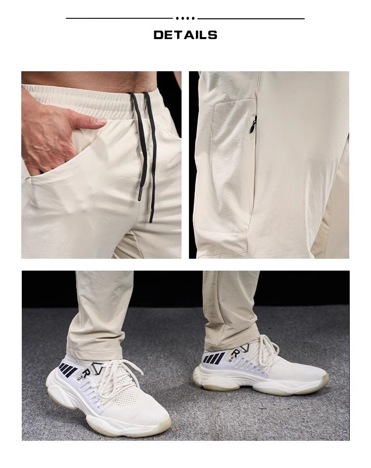 Thumbnail: Men's Sports Gym Fitness Trousers Autumn New Running Training Clothes Casual Qui