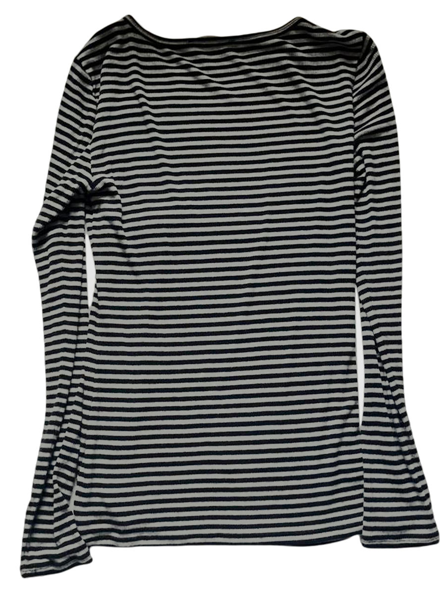 Thumbnail: Long Sleeve Shirts for Women Fashion Casual Basic Crew Neck Striped Slim Fit T-s