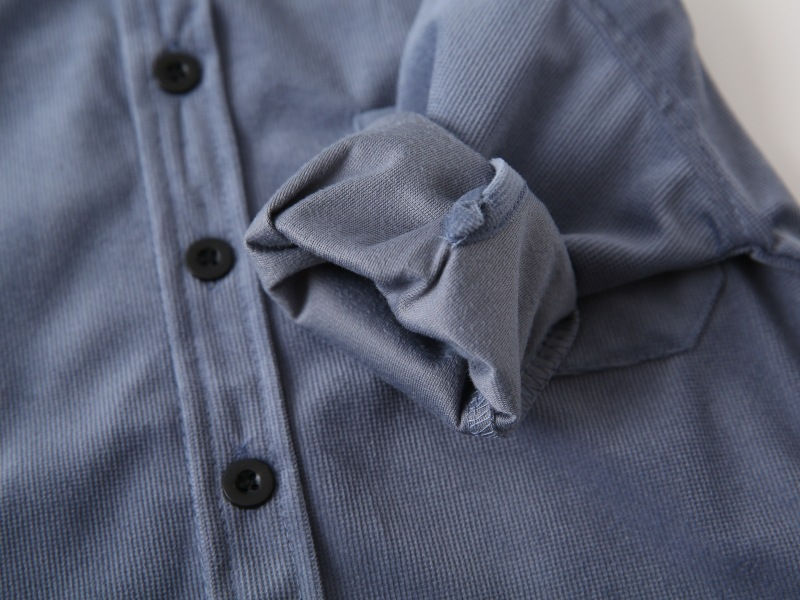 Thumbnail: Children Boys Long Sleeve Shirts New Autumn Corduroy Warm Babys Boys Outerwear T