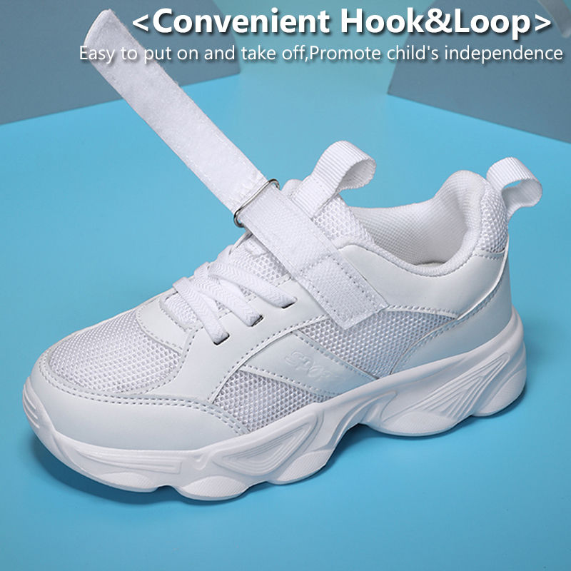 Thumbnail: Children's Fashion Sports Shoes Breathable Student Black School Walking Shoes An