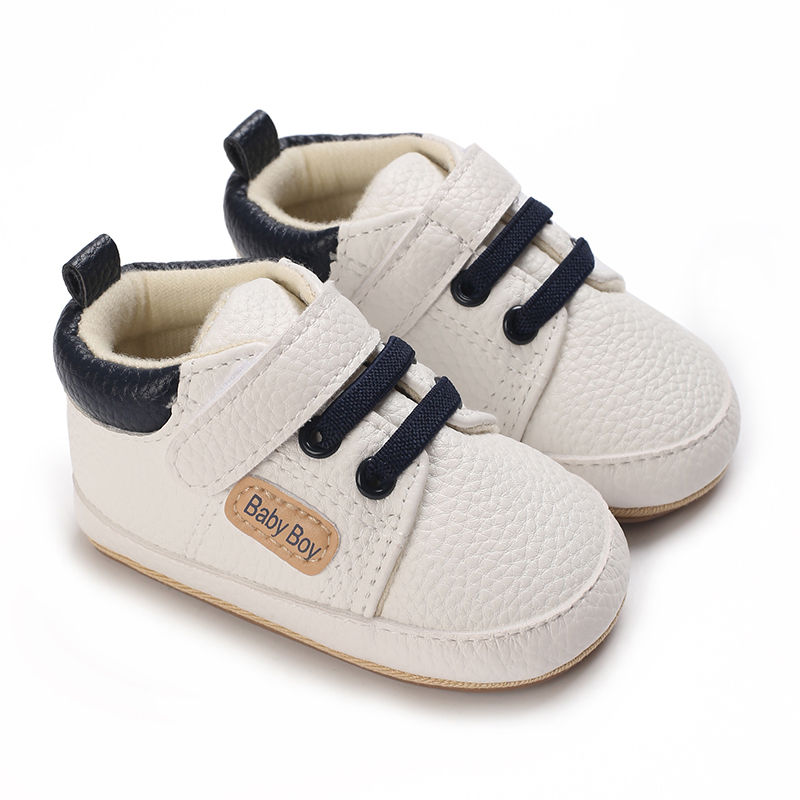 Thumbnail: Spring and Autumn Style 0-1 Year Old Male Baby Walking Shoes Anti Slip and Casua