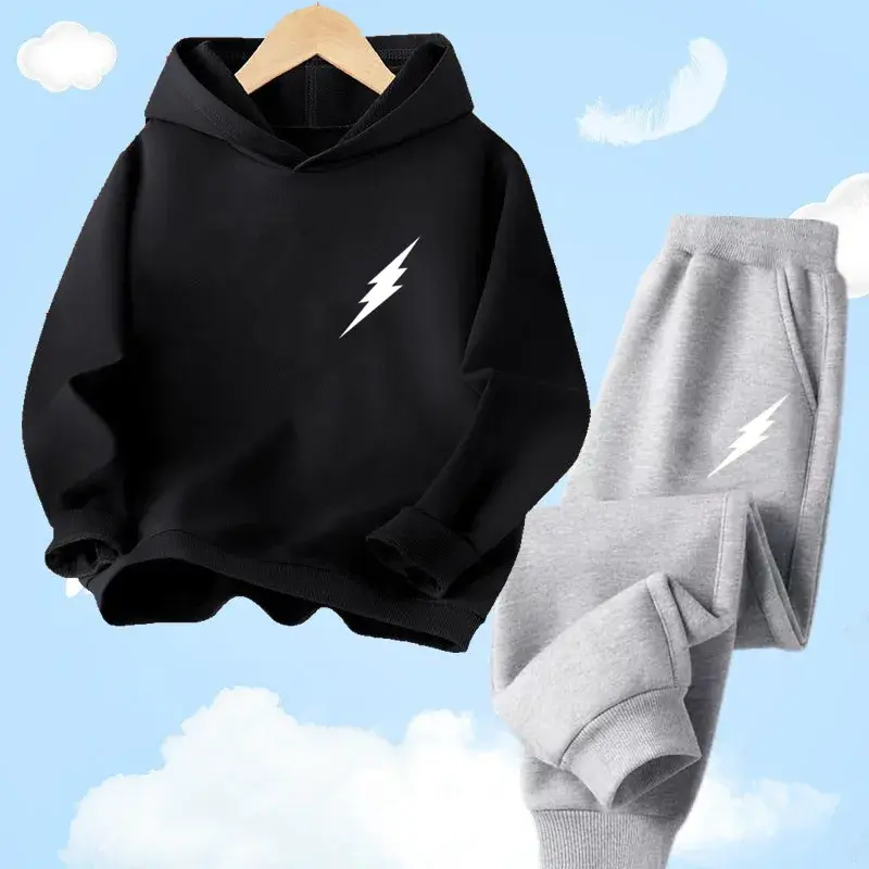 Thumbnail: Spring Autumn Boys Sports Hoodie and Pant Tracksuit 2pcs Set Toddler Children's 