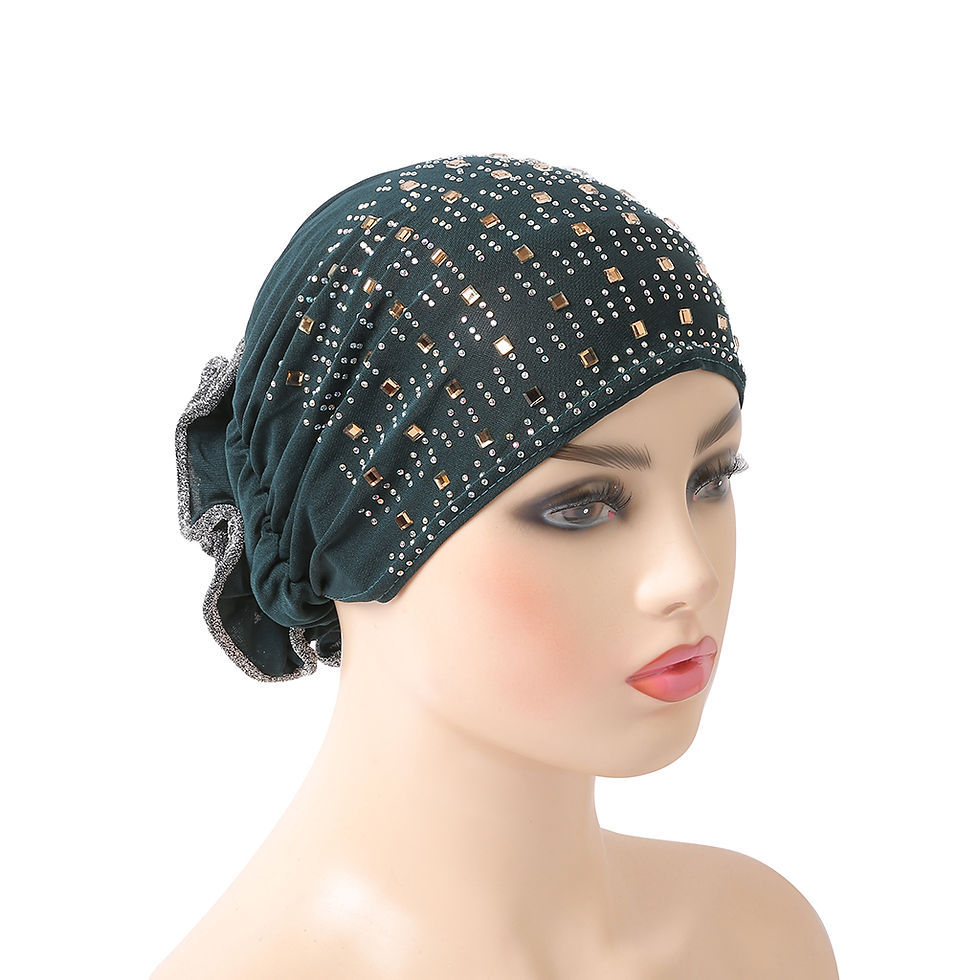 Thumbnail: H008 Latest Muslim Turban Scarf Stretch Inner Hijabs Full cover Caps Ready To We