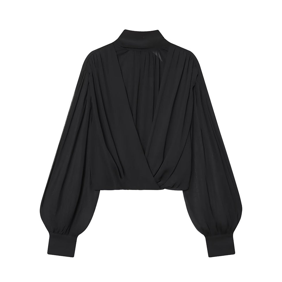 Thumbnail: Women's 2026 New Perspective Shirts Tops Fashion Loose Long-Sleeved Elegant Spri